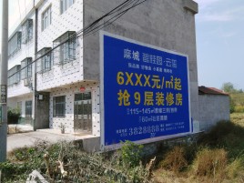 咸阳墙体广告质量分析