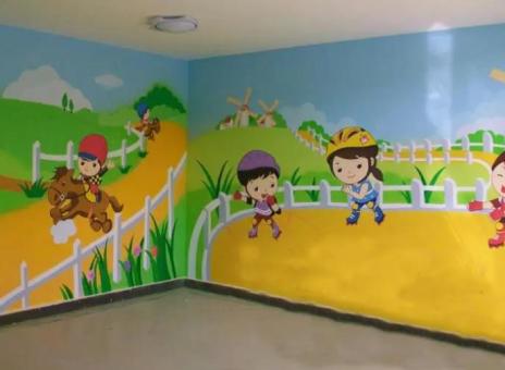 咸阳幼儿园墙体彩绘制作流程及注意事项