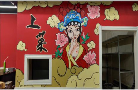 咸阳墙体彩绘的发展和应用
