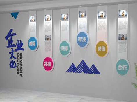 咸阳企业文化墙需要传递什么办公文化？